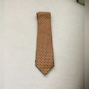PAUL STUART Geometric Patterned Tie - Multicolor